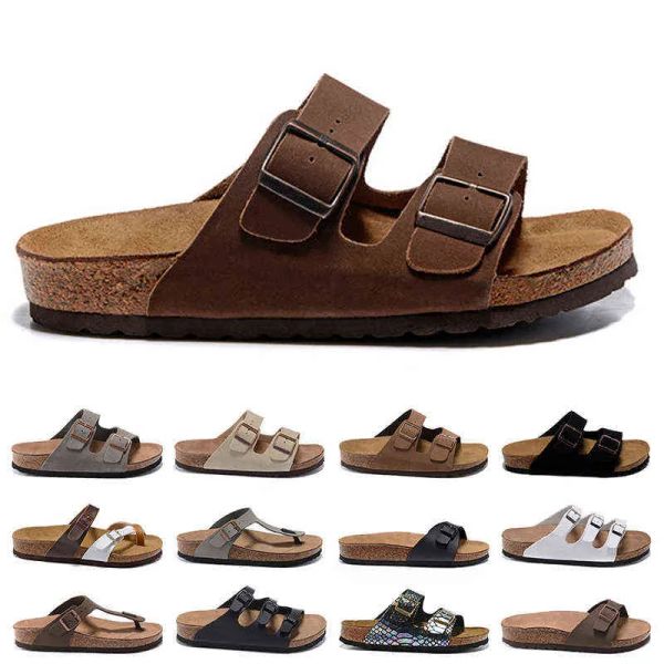 

slippers mayari florid gizeh birk sell summer men women flats sandals cork slippers casual shoes print mixed colors, Black