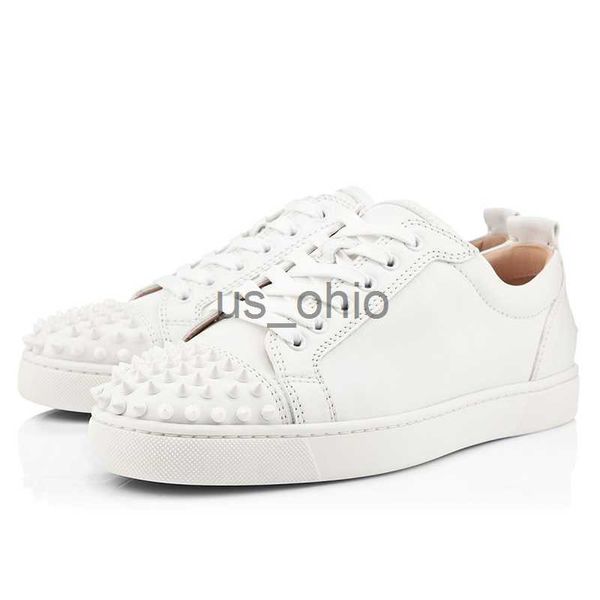 

dress shoes 2023 fashion high sneakers designer casual shoes big size 13 men women boots luxury spikes genuine leather cut low loafers platf, Black