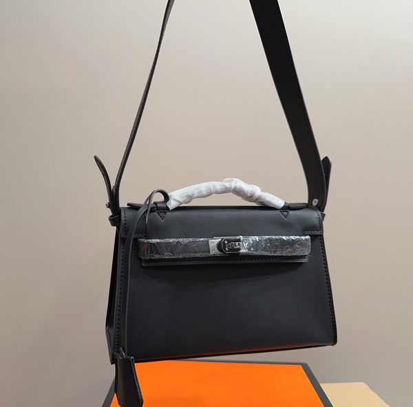 

luxury shoulder bag leather handbags kely bags women and men's cross body messenger bags 22cm