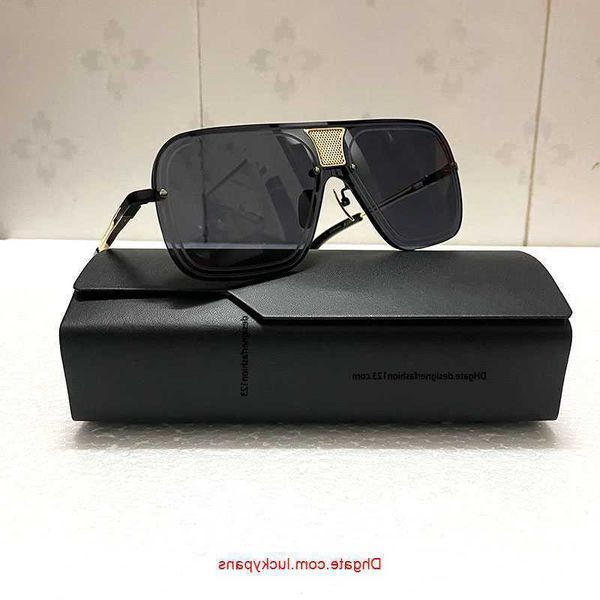 

designer sunglasses for men dita enance metal minimalist retro rimless sunglasses with masonry cut edges original box uoca, White;black