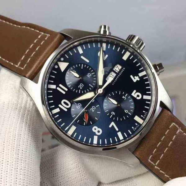 

luxury pilot movement watch for men noob y3ti i33w42c swiss, Slivery;golden