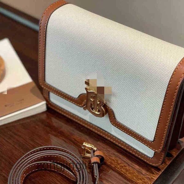 

designer bag burbreryes womens canvas splicing cowhide retro british style tofu shoulder cb9y