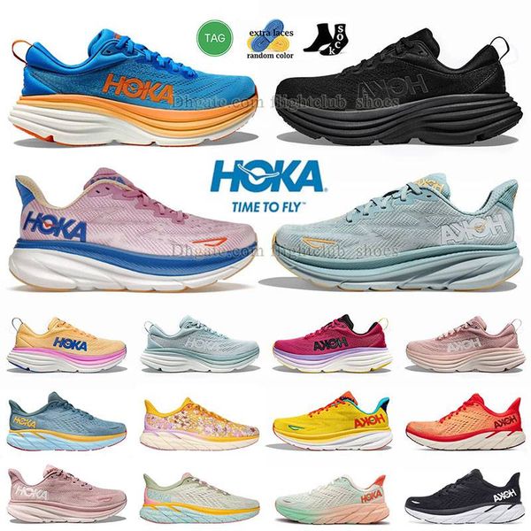 

hoka one clifton 8 9 running shoes hokas womens bondi 8 white black coastal sky people movement carbon x 2 dhgate designer sneakers men outd