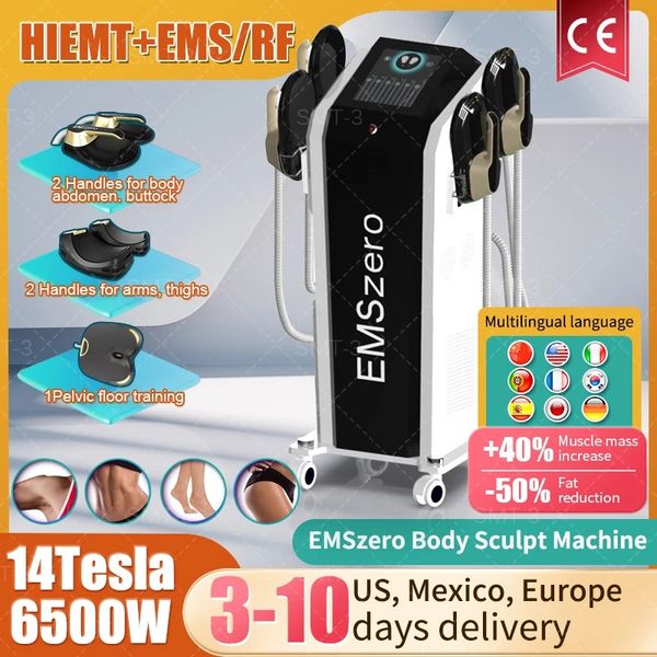 

2023 latest 14 tesla neo 6500w emszero hi-emt machine ems pelvic cushion muscle stimulation body sculpture slimming salon