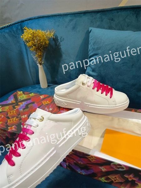

new men's shoes casual white sneakers summer shoes women lace-up comfortable leather flat shoes, Black