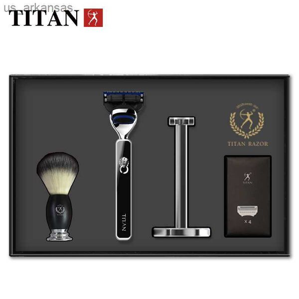 

titan safety razor mens shaving to aggressive hair removal shaver face shaver 5 blades l230523
