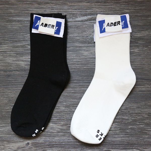 

white black real pics knitted men's socks fashion socks letter printed