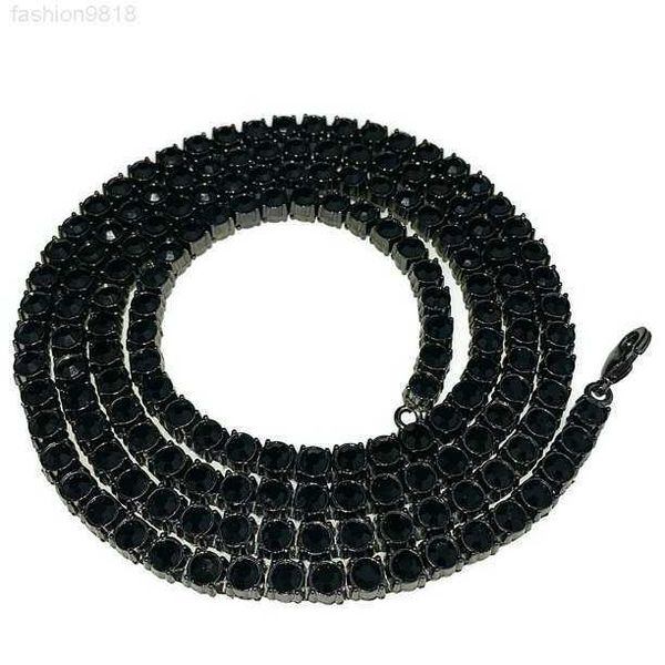 

sgarit jewelry custom whole black real gold sterling silver mossinate vvs tennis chain 5mm