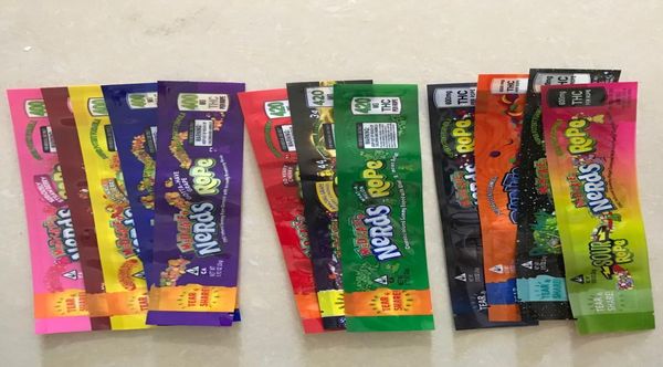 

pouch dry tobacco bags nerd long zipper smell proof 400mg ropes 420mg bag 600mg packaging package packing resealable empty edibles7108347