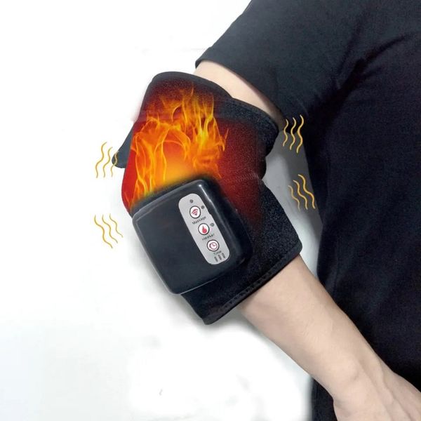 

heated knee brace wrap with massage far infrared joint massage apparatus