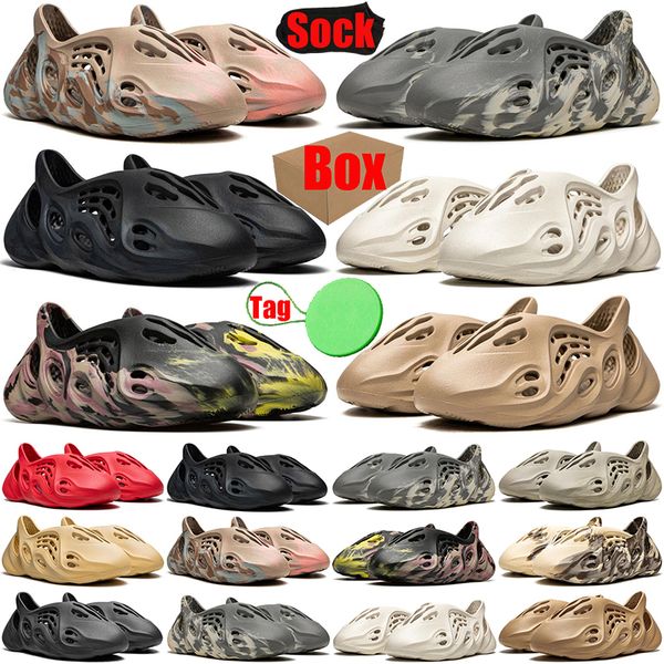 

for foamrunners slippers onyx sand sliders runner with slides sandals sandales box mens womens foam ochre ararat runners pantou designer hr9, Black