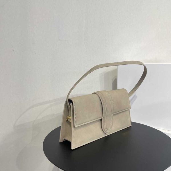 

brand designer bags jacquemuus bag clutch suede bag shoulder bag handbags tote women's fashion texture locking messenger bags crossbody