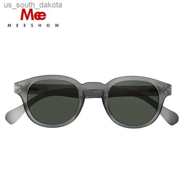 

meeshow sunglasses retro men glasses europe 2023 quality women's sun glasses g15 uv400 protection eyeglasses sonnenbrillen 1513 l230523, White;black