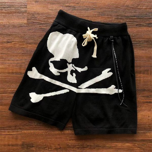 

2023ss knitted shorts men women hole oversized summer style shorts, Black;brown