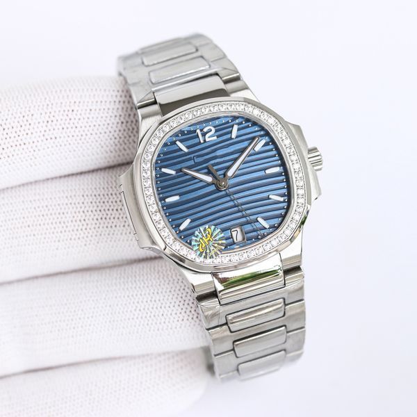

2023 luxury fashion watch men's automatic watch all stainless steel sapphire waterproof luminous watch, Slivery;brown