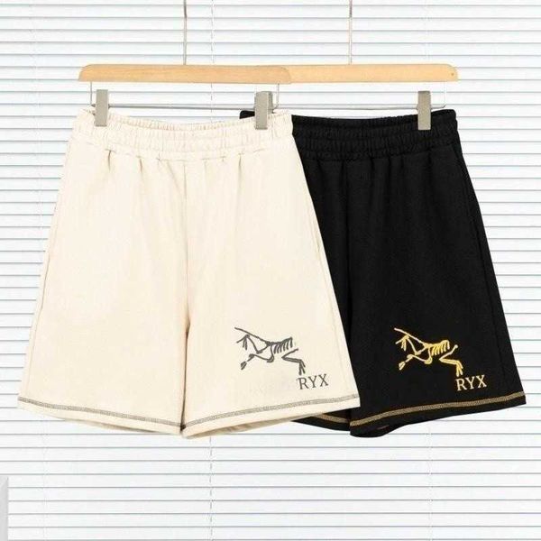 

designer shorts fashion bone bird letter printing shorts men women drawstring loose sweatpants five points casual pants, White;black