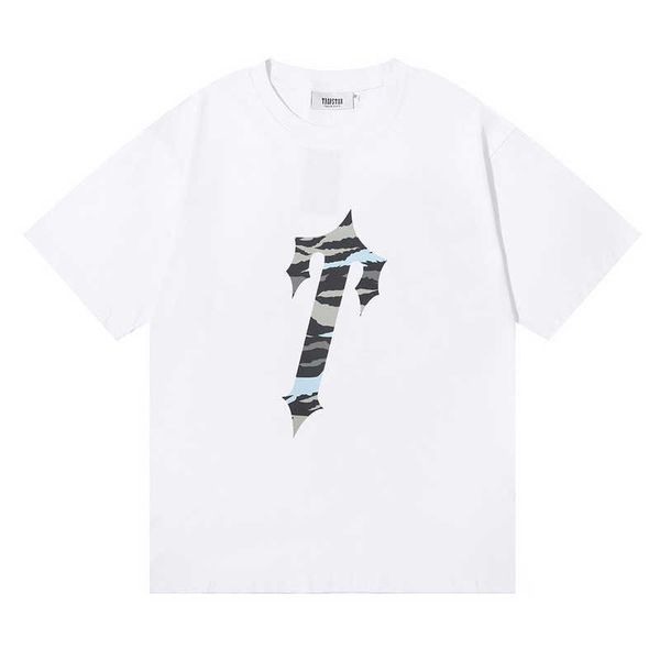 

2023 summer new mens trapstar t shirt short sleeve print tees black cotton london street wear casual fashion loose tshirts mehhfft9, White;black