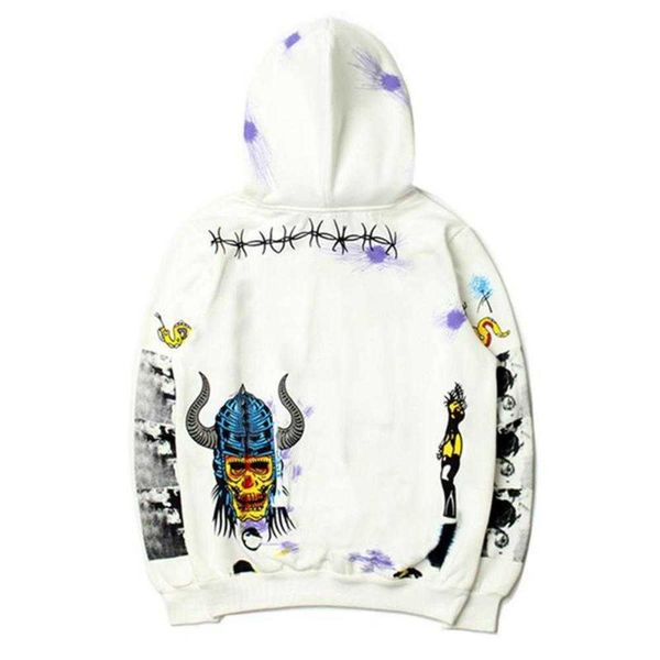 

mens hip hop stylist hoodies long sleeve hoodie men women sweatshirts ow pa hoodies tshirts, Black