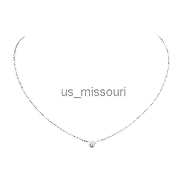 

pendant necklaces designer jewelry diamants legers pendant necklaces diamond d'amour love necklace for women girls collier bijoux femme, Silver