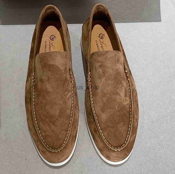 

dress shoes loro piana summer charms walk loafers casual shoe mens womens round toe mental decor chic designer luxury flats slip on thick so, Black