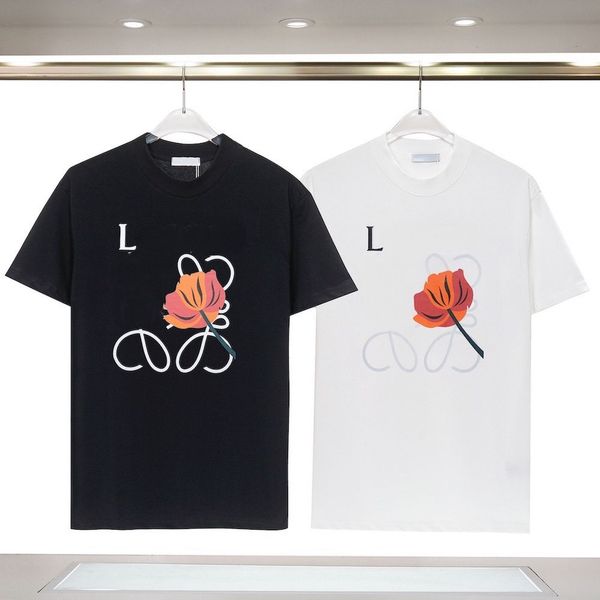 

designers mens t-shirts designers t shirt man womens tshirt with loewees letters print short sleeves shirts men loose oversize street tees, White;black