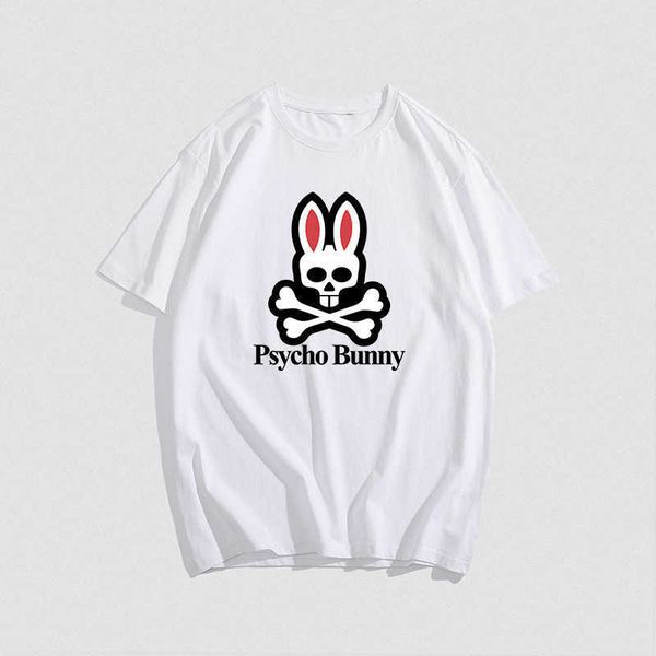 

mens designer t shirt t-shirts 2023 tshirt summer slim psycho bunny print round neck tee short sleeve fit breathable crew accessorym1ep, White;black