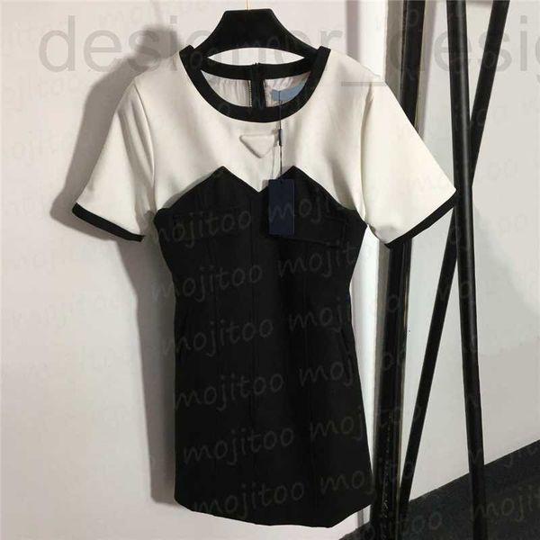 

plus size dresses designer women letter short sleeve skirts fashion ins style ladies dress clothes for party wedding 5ve1, Black