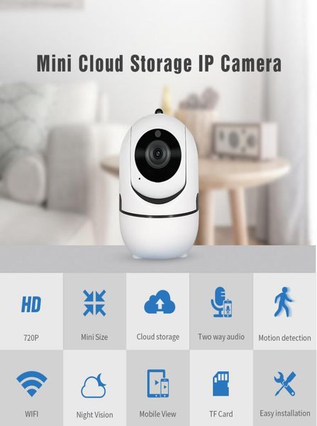 

2020 new smart camera 1080p wifi 20mp wireless ip network human auto track phone view security camera home wifi mobile phone surv5879683