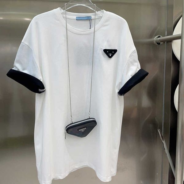 

summer short sleeve women tshirt designer brand fashion cotton pullover tee round neck white sweatshirt womens clothing