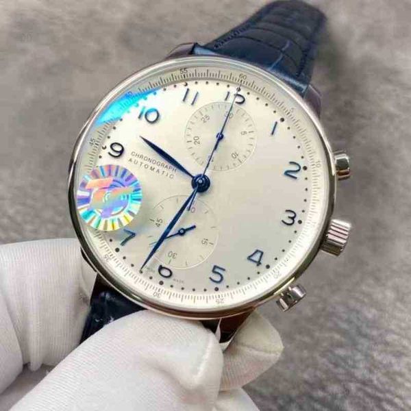 

iwc watch pilot luxury watches men mechanics wristwatch men's portugal seven leileo trend real belt waterproof full-automatic machine s, Slivery;golden