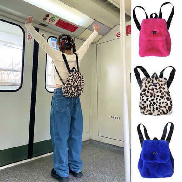 

backpack kawaii plush backpack women cute harajuku y2k accessories pink blue pastel goth 90s indie aesthetic korean fashion school bags j230
