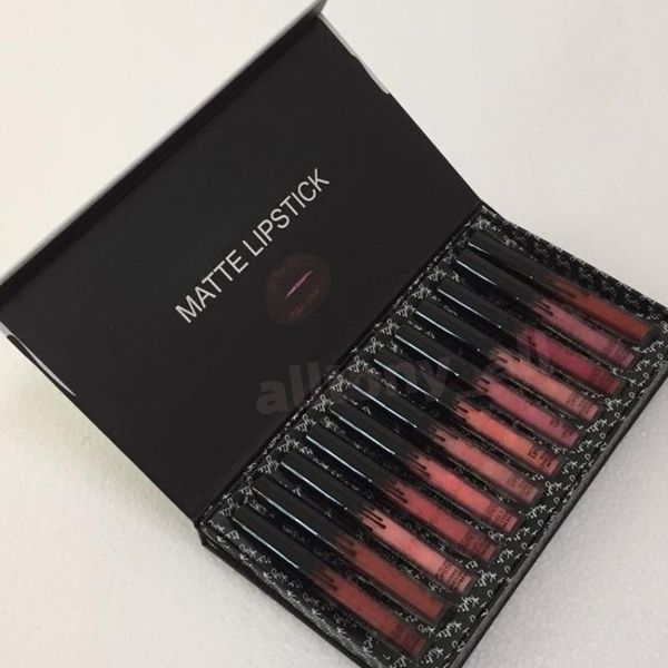 

lip gloss matte nude kit waterproof makeup durable 12 colors lip gloss makeup set