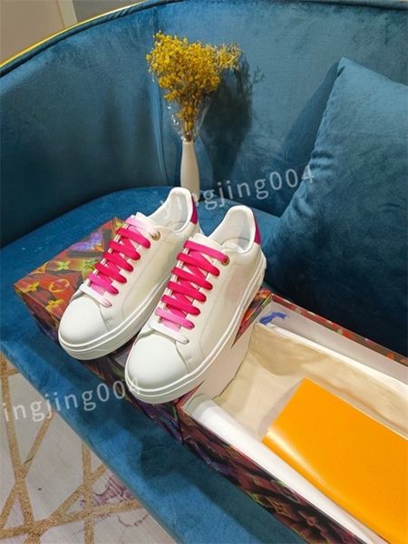 

luxury fashion couple high-quality leather lace-up casual shoes classic men's sports women's vulcanized flat size 35-41, Black