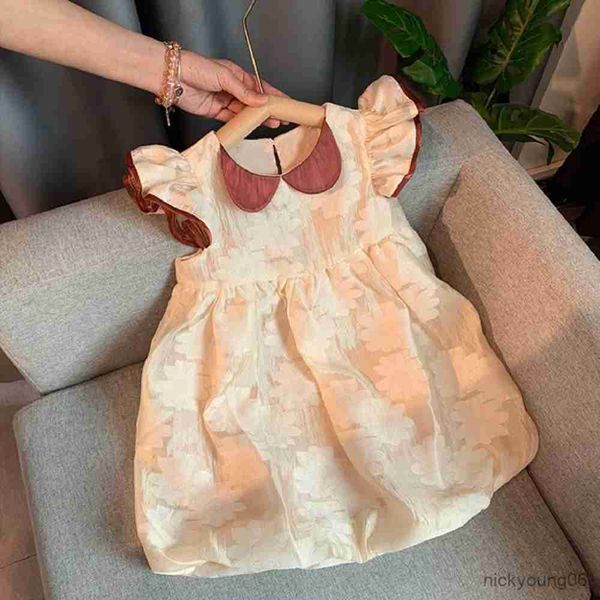 

girl's dresses flower girls dress summer baby children's clothing birthday party princess cute kids clothes r230612, Red;yellow