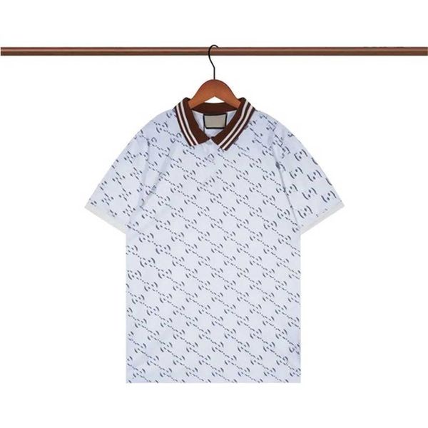 

spring summer man designer men's polos t shirt tees high-end stylist letter cotton v neck men tees woman tshirts luxury casual couple, White;black