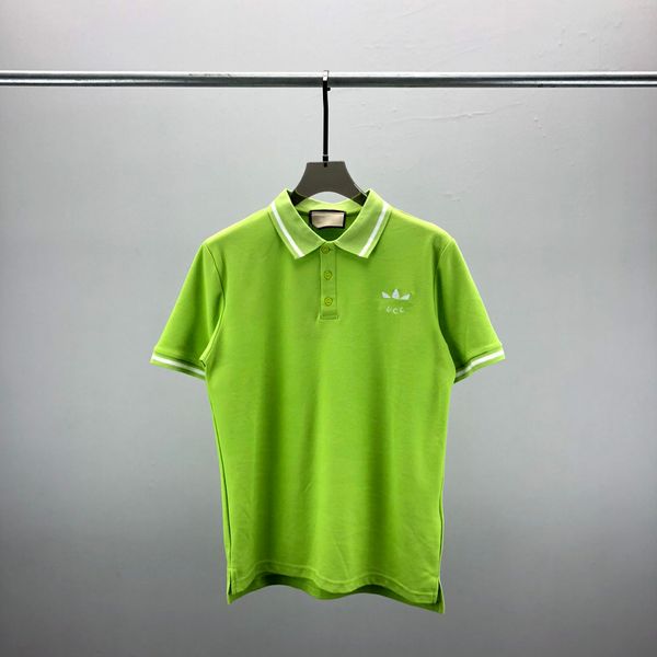 

designer polo shirts men luxury polos casual mens t shirt snake bee letter print embroidery fashion high street man tee m-xxxl##016, White;black