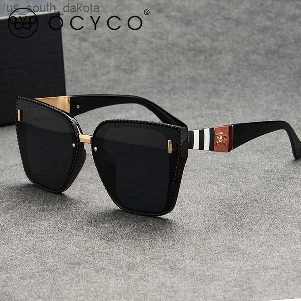

2023 square sunglasses men vintage punk sun glasses women shades oculos feminino de sol uv400 eyewear 289 l230523, White;black