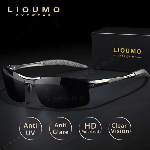 

luxury brand 2022 aluminum sunglasses for men polarzed sun glasses man day night driving anti-glare wome oculos de sol masculino, White;black