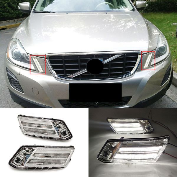 

car front side fender corner light daytime running lamp turn signal lamp fog light drl for volvo xc60 2009 2010 2011 2012 2013