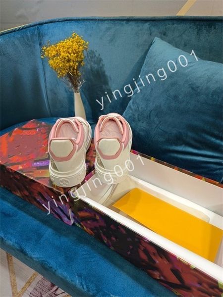 

2023 new fashion men shoes designer women leather lace up platform sole sneakers white black mens womens casual shoes