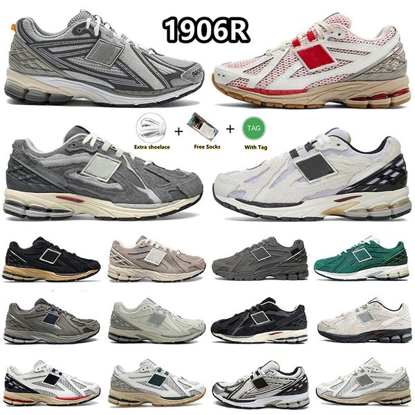 

n1906 1906r mens women running shoes invincible x n.hoolywood protection pack nightwatch green beige cream cordura pocket black harbor grey