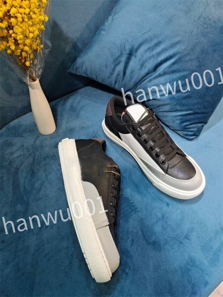 

2023 luxury designer casual shoes men women sneakers platform loafers classic trainers leather shoes fashionable comfortable, Black
