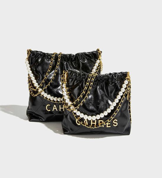

garbage bag 2023 fashion tote bag women's large capacity crossbody bag single shoulder bag diamond grid chain