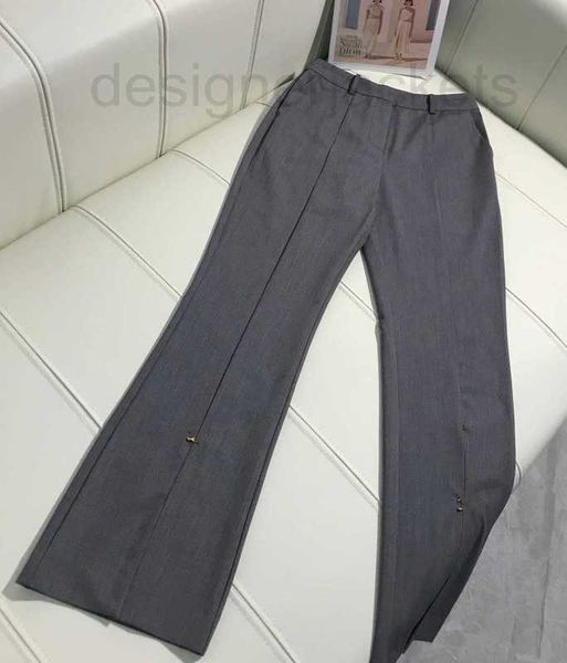

women's pants & capris designer 2023 spring/summer new commuter style simple and fashionable temperament reduced age triumphal arch sli, Black;white