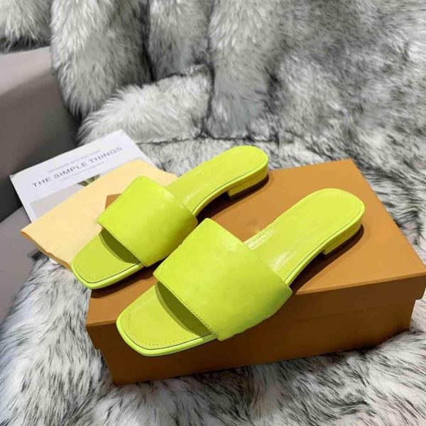 

luxury designer revival flat mules slipper men women slides sandals shoes black pink orange blue waterfront white leather flip flops sandal