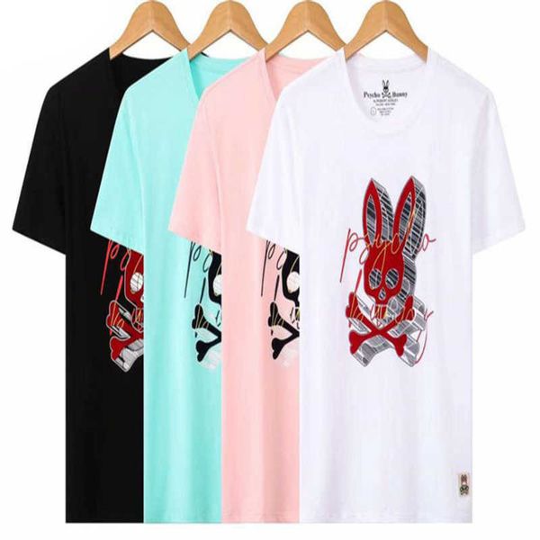 

mens psycho bunny designer t shirt casual man womens tees with letters print short sleeves sell luxury men hip hop clothes m-xxxl #0167ld, White;black