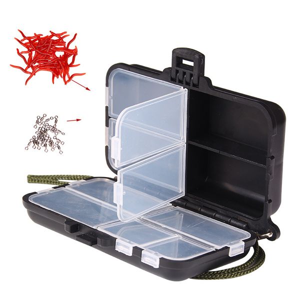

9 compartment mini storage-case flying fishing tackle spoon hook bait storage box fishing accessories