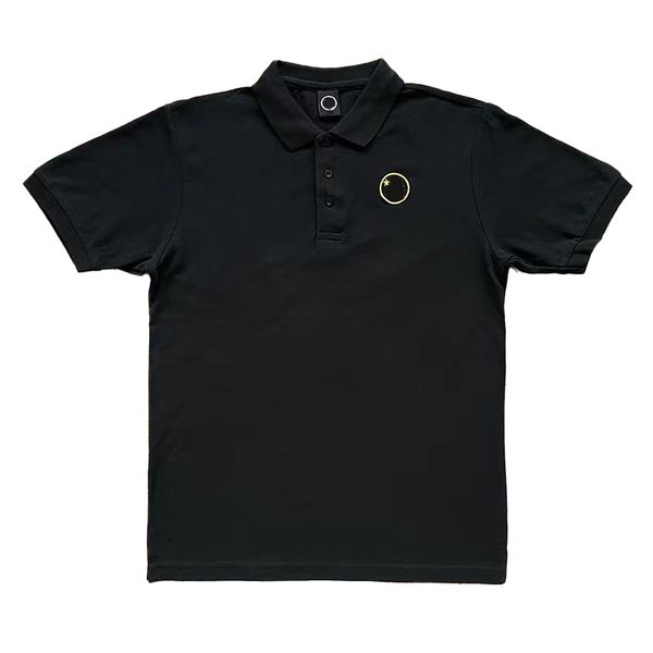 

hellstar polo short men's plus polos hellstar short breathable pure cotton embroidery short sleeve polo t-shirt for men's business, Black;brown