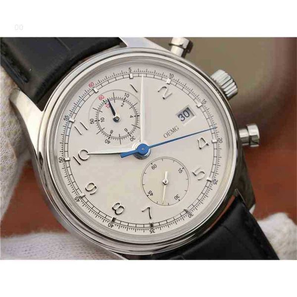 

designer watches for men i-wc mechanical wristwatch sonf oemg iw390403 42mm crocodile skin strap replica luxuy, Slivery;golden