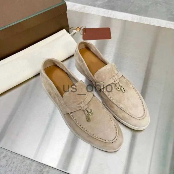 

dress shoes classic womens dress shoes cashmere deerskin metal buttons loafers designers buckle round toes flat heel leisure comfort four se, Black